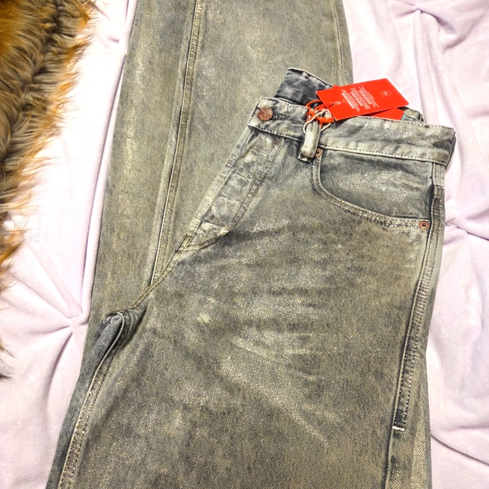 Diesel Shimmering Gray Jeans